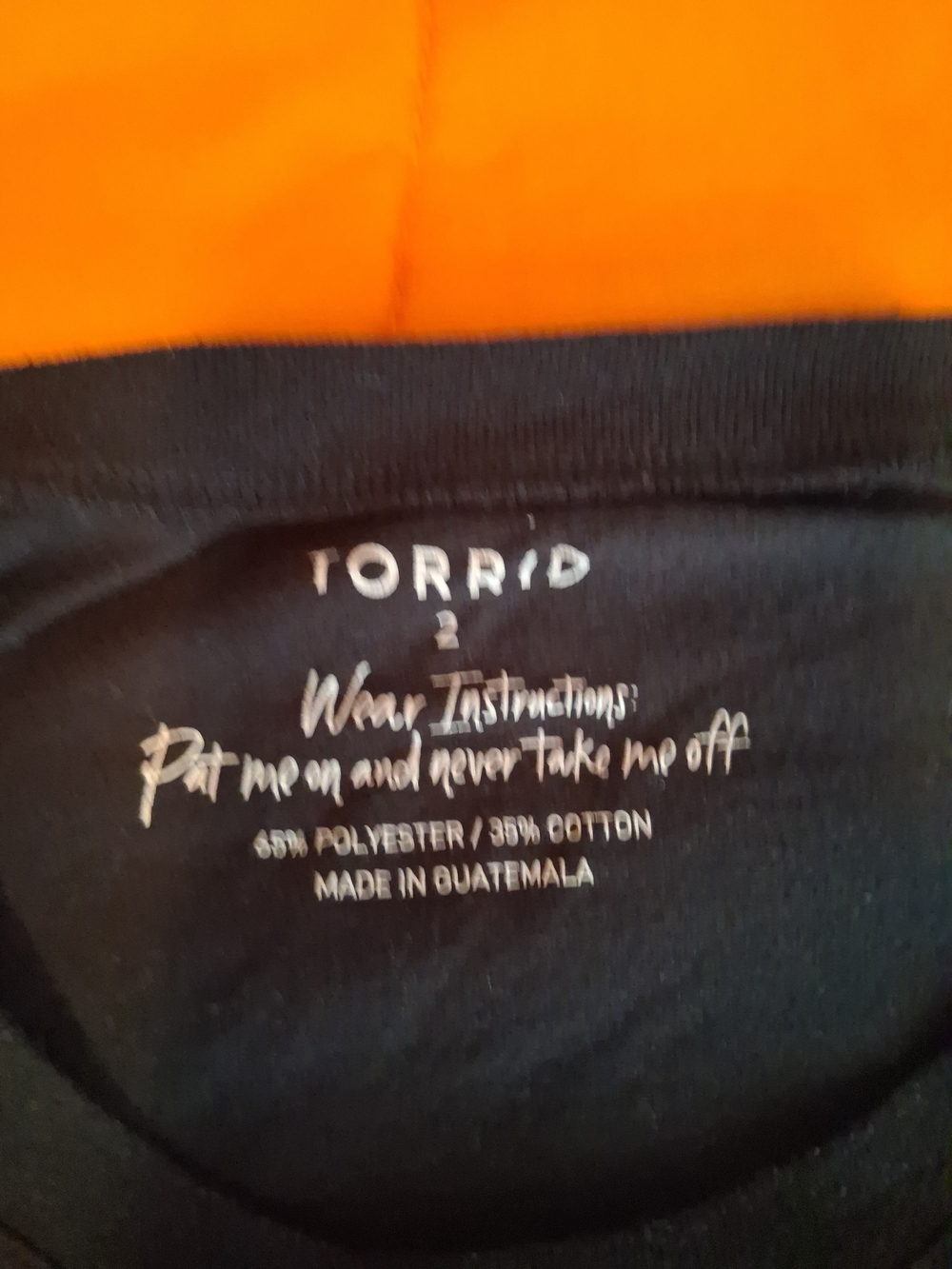 TORRID WHISKEY SOUL DISTRESSED CREW NECK TEE - Picture 5 of 5